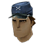 Corporal North's Cap and Hair