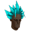 Turquoise Manga Hair