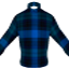 Royal Long Blue Plaid Shirt