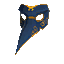 Blue Carnival Mask